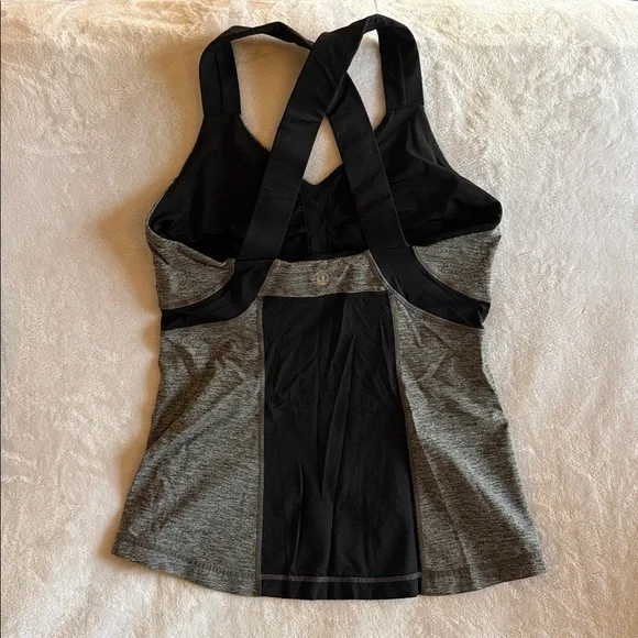 Lululemon Gray and Black Athletic Tank Top - Picture 3 of 3